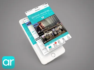 Airtime Rewards Application airtime app ios rewards ui ux