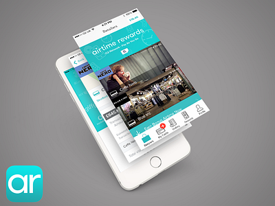 Airtime Rewards Application airtime app ios rewards ui ux