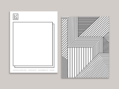 Lindsey Kugler Personal Branding black and white brand identity design branding letterhead lindsey kugler personal branding line drawing logo minimalist design personal branding