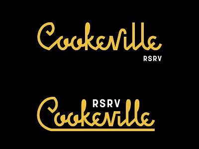 Cookeville Reserve logotype script
