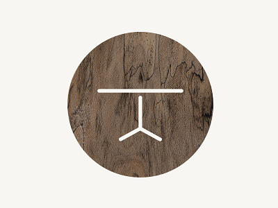 Monogram Work for Brett Yarish Joinery + Design clean furniture logo design modern monogram table type typography wood