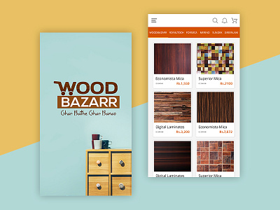 Woodbazarr App : EngineerBabu android app illustration ios online furniture plywood ui ux wood woodbazarr woodbazarr web