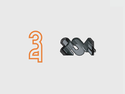 Typographic Number Every Day - Instagram Challenge 365 day challenge abstract art blog instagram logo logo design typography