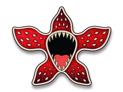 Demogorgon Enamel Pin demogorgon enamel pin stranger things