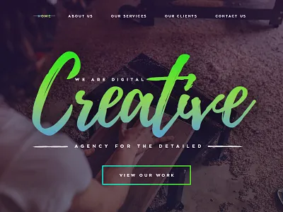 Working on Agency Website download dribble flat flat ui fashion newbie psd ui user experience minimal