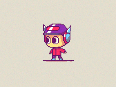 Little wing 2d 8 bit animation character frame by frame game design pixel art