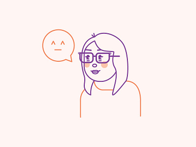 Weekend Vibes happy illustration orange purple ryan putnam self self portrait skillshare vector weekend