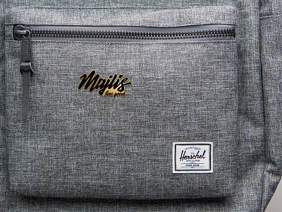 Majlis Goods Pin enamel pin typography