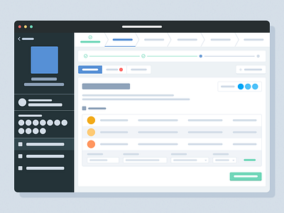 Task workspace information ux wireframe