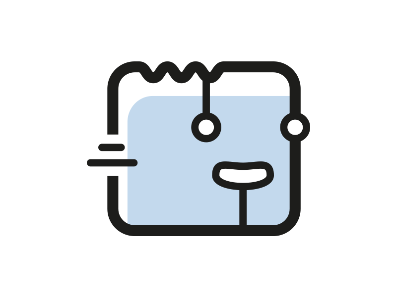 Duyno arduino brand branding character expression in process iso logo robot