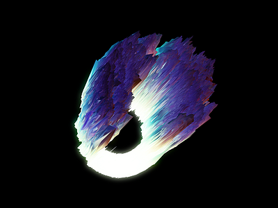 Pony Puff Princess 3d abstract art color digital everydays gradients