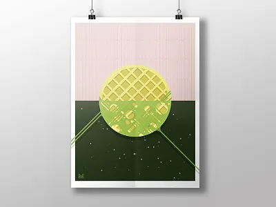 Stranger Things & The Upside Down Eggo eggo food illustration netflix scifi stranger things tv vector waffle