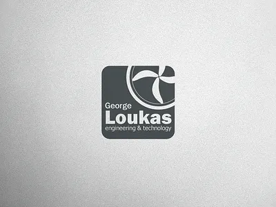 George Loukas Logo V2 brand branding design logo vector