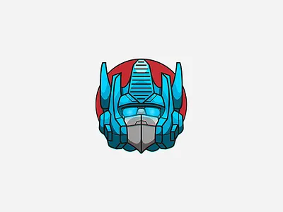 OPTIMUS PRIME icon illustration illustrator oldschool optimus prime retro transformers vector