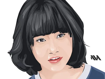 Girl Idol design digitalpainting drawing freyajkt48 girl girlportrait idolpop illustration jkt48 merchendise pixel popart vector vectorart vectorportrait vexelart