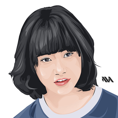 Girl Idol design digitalpainting drawing freyajkt48 girl girlportrait idolpop illustration jkt48 merchendise pixel popart vector vectorart vectorportrait vexelart