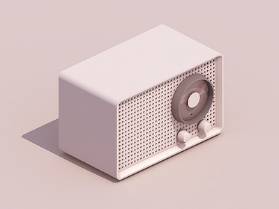 Sk2 Radio For Braun braun c4d dieter low poly rams