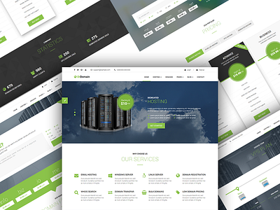 Ordomain | Hosting Template Design bootstrap domain eco hosting hosting template hosting theme html5 whmcs whmcs 6 whmcs template whmcs theme