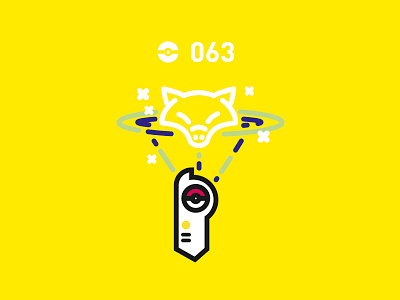 Pokedex - Pokemon Go 063 63 abra ball go nr pokedex pokemon pokémon pokémon go yellow yellow team