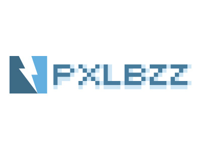 Pxlbzz Logo Final logo two tone