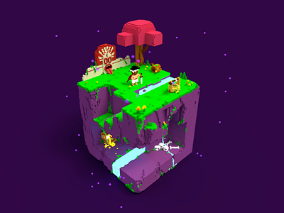 Terror Island！！ database island magicavoxel pirate pixels play