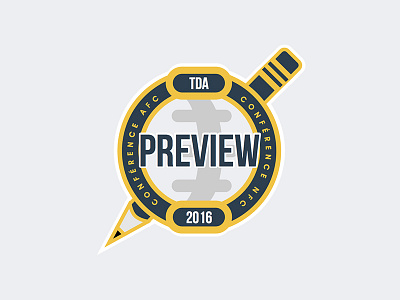 Preview logo design flat football illustration line logo logotype outline patch vector