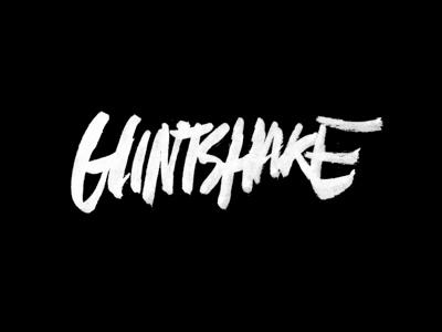 Lettering & Calligraphy | GLINTSHAKE brush calligraphy glintshake handwriting lettering logotype music musican shoegaze