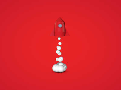 RocketBlast - Work in Progress 3d animation cinema4d rocket