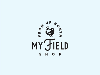 My Field Shop bird cosmetic lettering logo logotype mark natural stolz swift