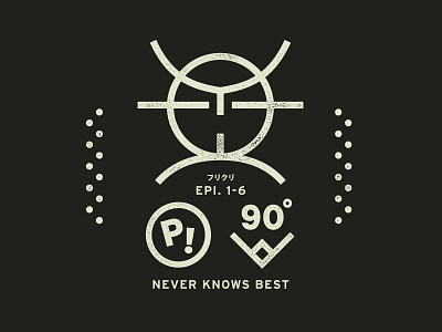 Never knows best badge flcl heavy letterpress logo mark rough simple stamp worn