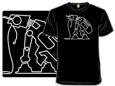 Walker for sale at at derby snow walker star wars t shirt tee tshirt walker woot
