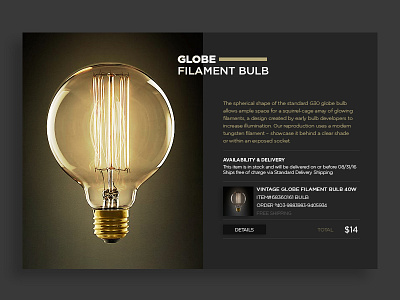 Daily UI #017 Email Receipt 17 bulb daily dailyui design email email receipt light receipt