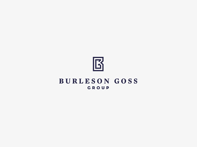 Burleson Goss II concept design logo logomark mark realty realty mark type typography