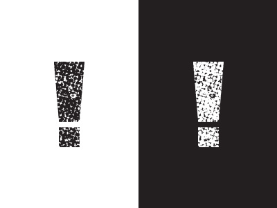 Make Your Point exclamation point type typography
