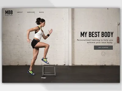 Landing Page | 003 003 daily100 dailyui desktop fitness ios landing page nike ui uidesign ux uxdesign