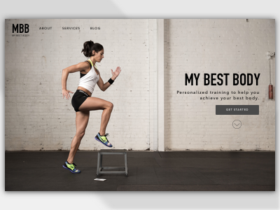 Landing Page | 003 003 daily100 dailyui desktop fitness ios landing page nike ui uidesign ux uxdesign