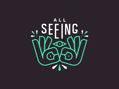 All Seeing eye hands lines test third weird