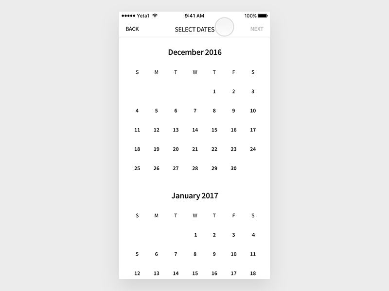 Solving problems with prototypes #1 - Calendar calendar date selection prototyping testing usability ux