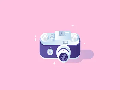 Camera camera flat illustration lens photo