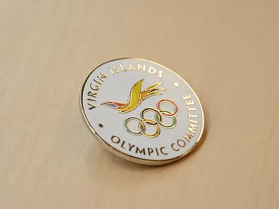 VI Olympic Committee Commemorative Pin bird cloisonne flight icon lapel pin logo metal olympics pin