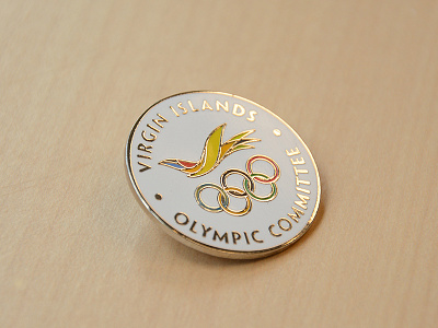 VI Olympic Committee Commemorative Pin bird cloisonne flight icon lapel pin logo metal olympics pin