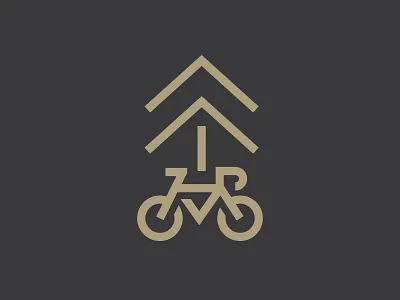 Ride the North Woods bike cycling forest icon nature north sign stencil tree woods