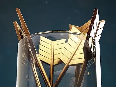 Follow the arrow 3d arrows art artsy c4d digitalart glass graphicdesign motion render