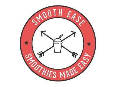 Alternative Brand Three art design flat line red smoothies sticker