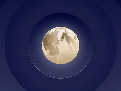 Moon blue design graphic illustration lowpoly moon vector