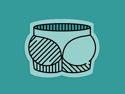 NSFButts apps butts design for sale icons illustrator lines rumps stickers tushes vector