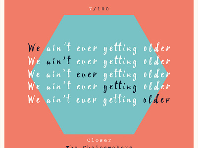 007 #100DaysOfLyrics 100 days challenge design everyday inspiration nippon color poster