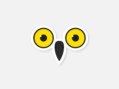 Day 20 – Snow Owl 30daychallenge animal cute design geometric illustration minimal minimalistic owl pattern snow symmetric