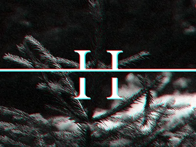 Horizon 3d effect horizon icon logo wordmark