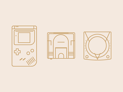 Video games icons console dreamcast game boy icon nintendo pc engine picto pictogram sega video games